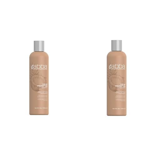 ABBA - Pure Color Protection Shampoo & Conditioner Duo - Coconut Oil & Sage, 8 fl oz Each