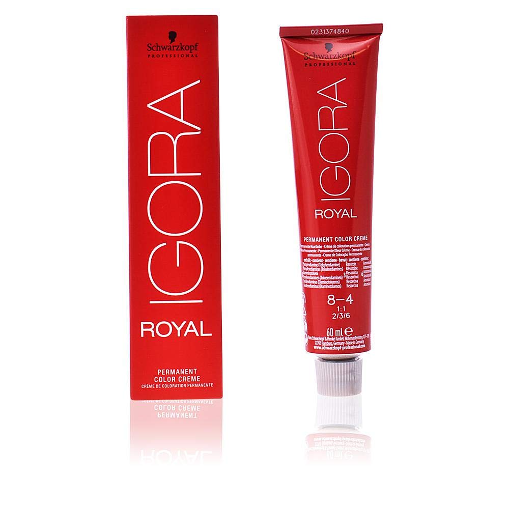 施华蔻 IGORA Royal 8-4 浅金色米色 60ml