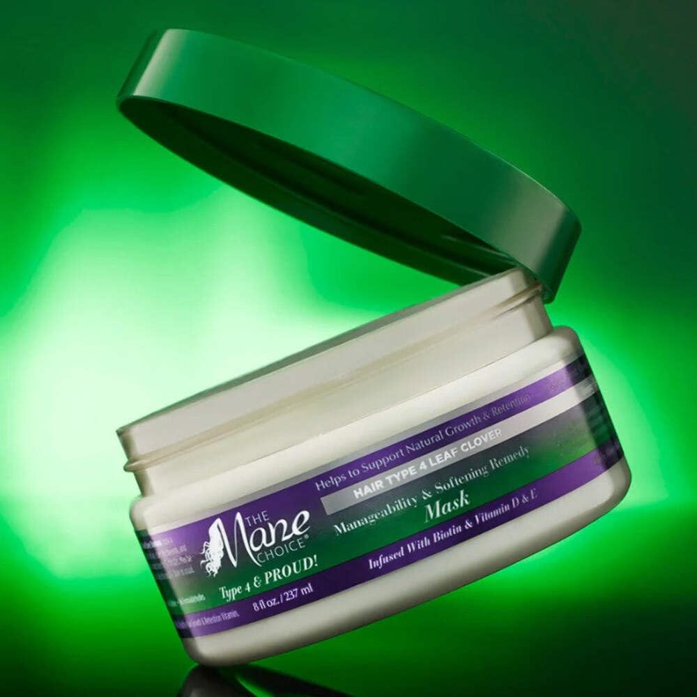 The Mane Choice - Masque adoucissant et maniable pour cheveux de type 4, 237 ml (lot de 1)