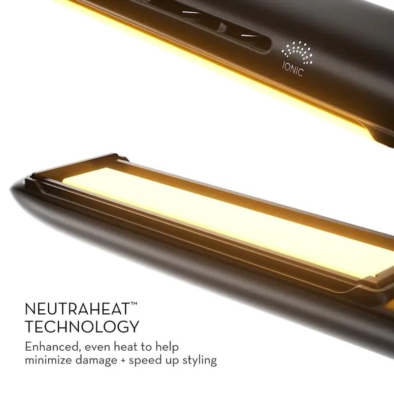Neuro by Paul Mitchell Style+ 1" Ceramic Straightening & Styling Iron, Travel Flat Iron, Dual Voltage for Worldwide Use