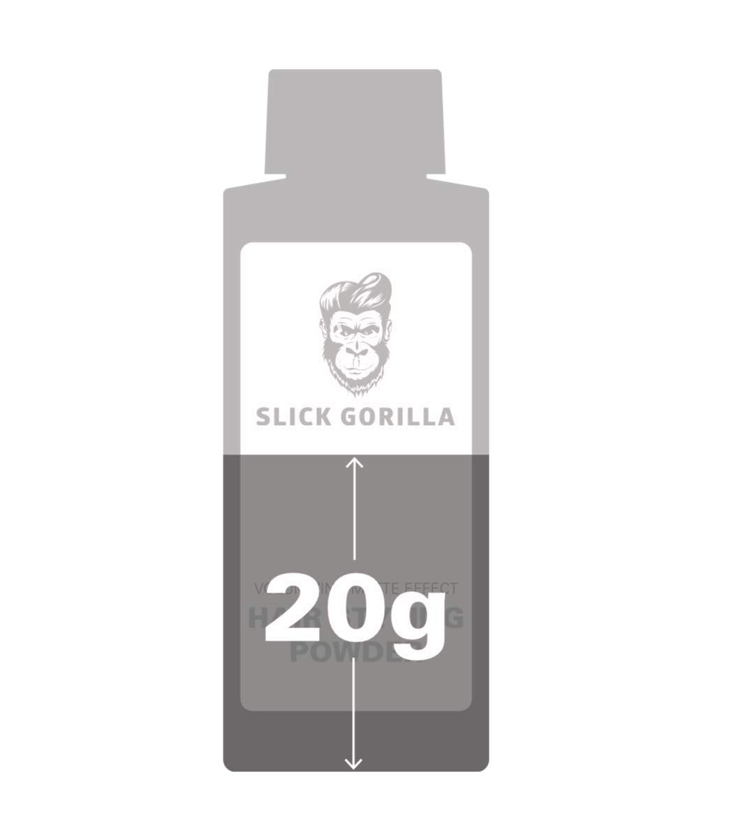 Poudre texturisante pour cheveux Slick Gorilla – 20 g pour un volume, un fini mat et une tenue longue durée