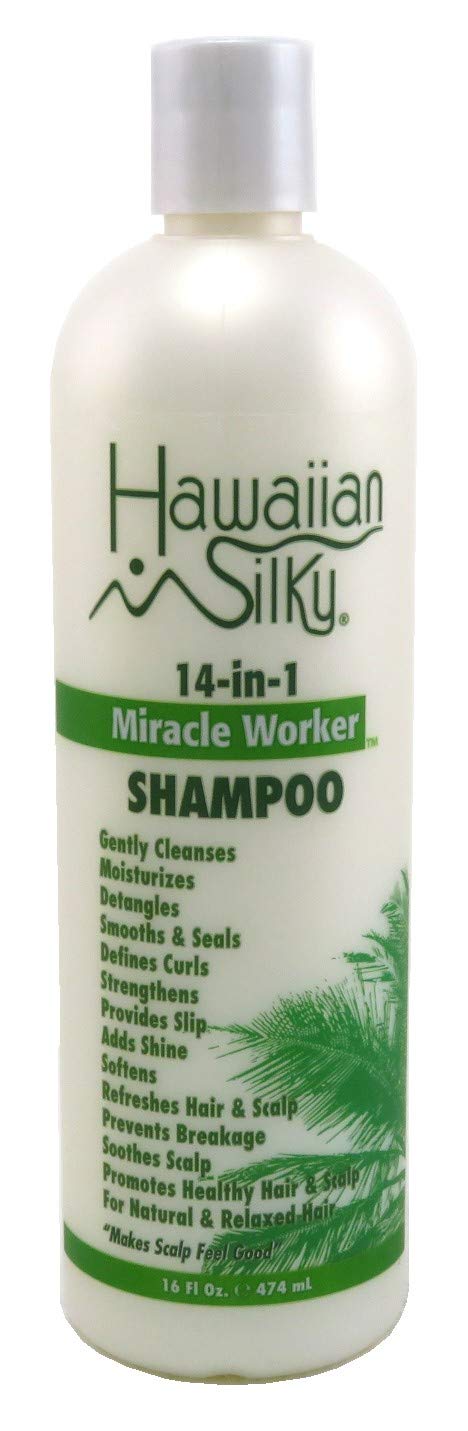 White Smoke Hawaiian Silky Miracle Worker 14-In-1 Shampoo 16 Ounce (474ml) (Pack of 3)