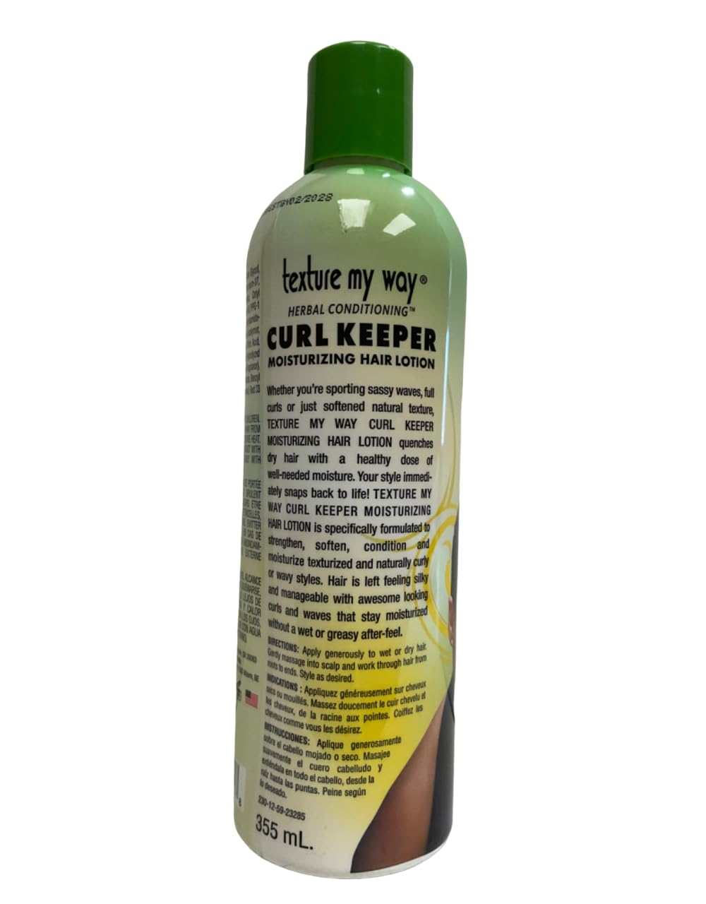White Smoke Africas Best Orig Texture My Way Curl Keeper Lotion 12 Ounce (354ml) (3 Pack)