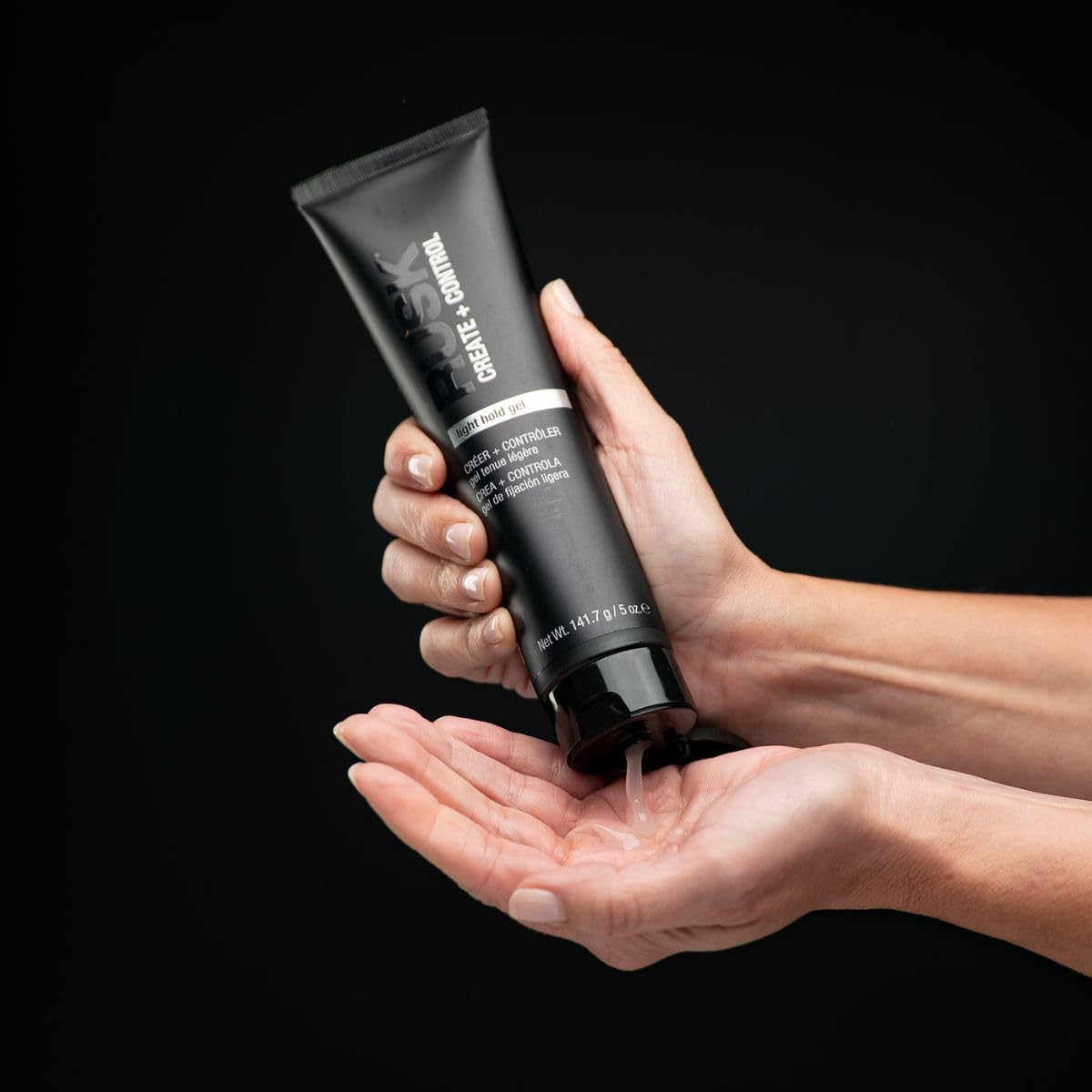 Gel tenue légère RUSK, Create + Control, pour tous types de cheveux et tous les styles, 5 oz