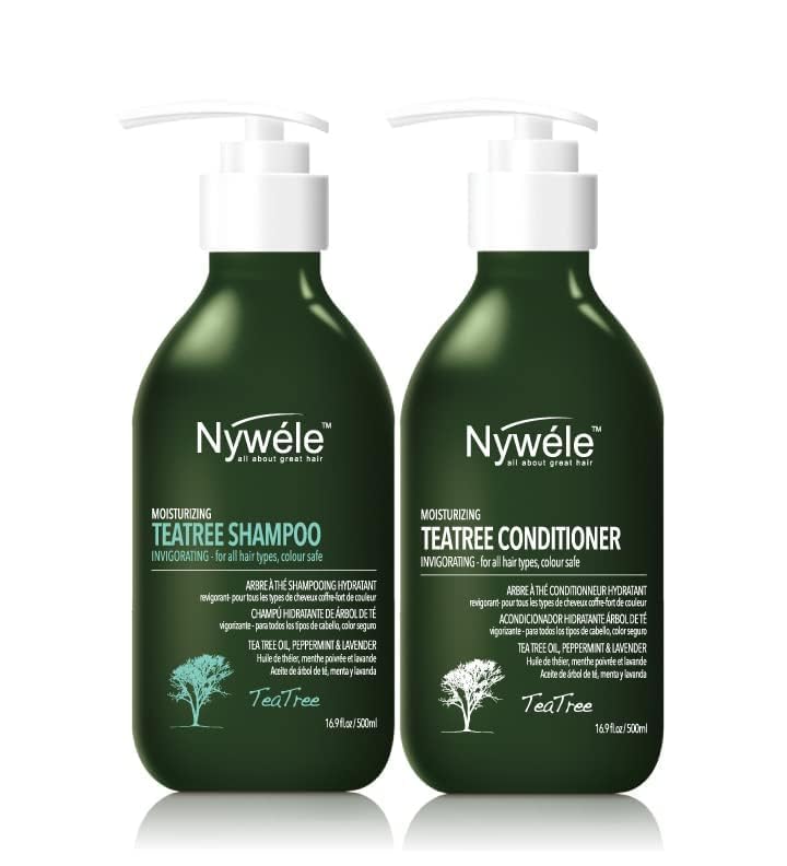 Nywele 茶树薄荷洗发水和护发素套装,每套 16 盎司(焕活您的头皮)