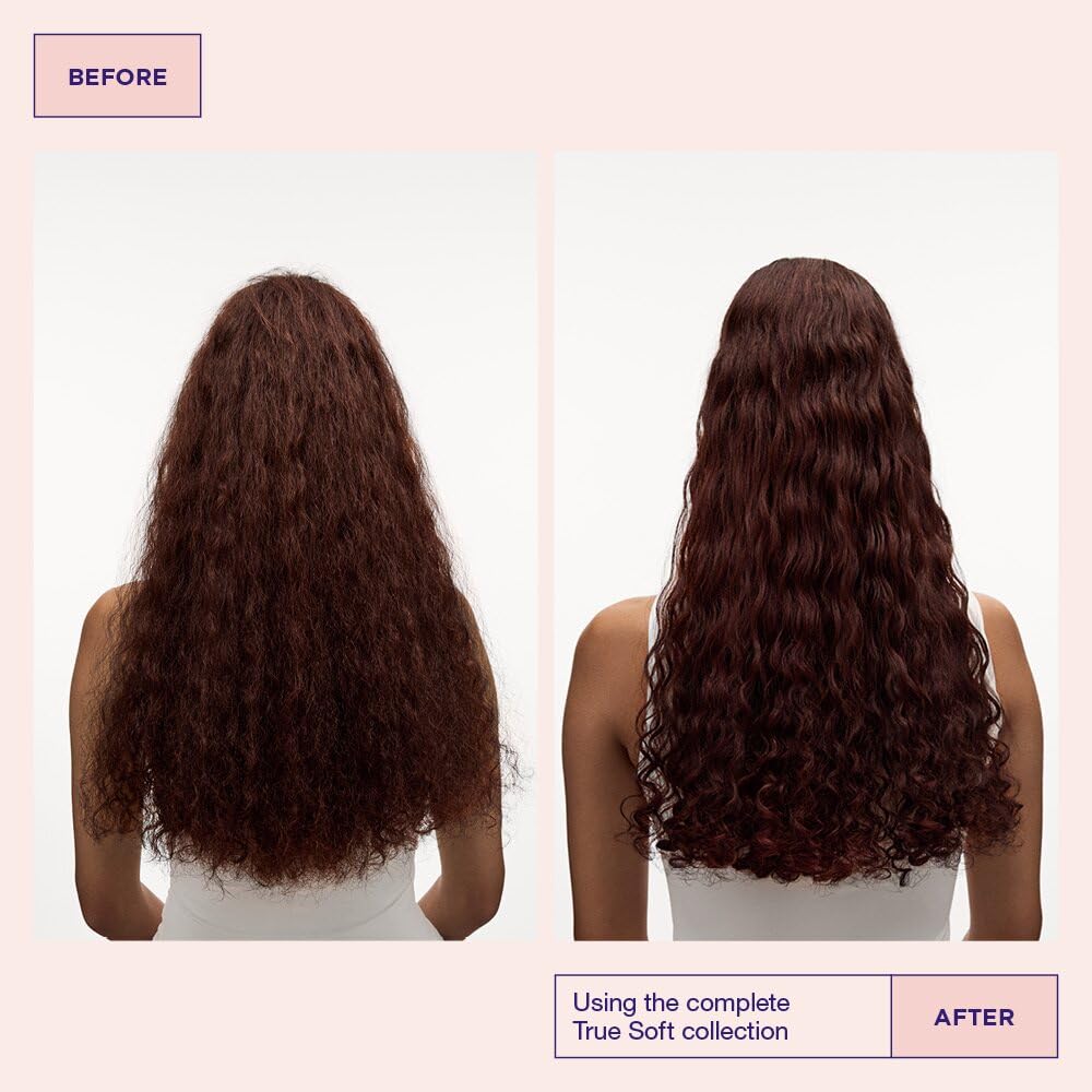 Misty Rose Maria Nila True Soft, Moisturizing Shampoo For Dry Brittle Hair, Argan Oil Remoisturises & Reduces Frizz, 100% Vegan & Sulfate/Paraben free, 11.8 Fl Oz