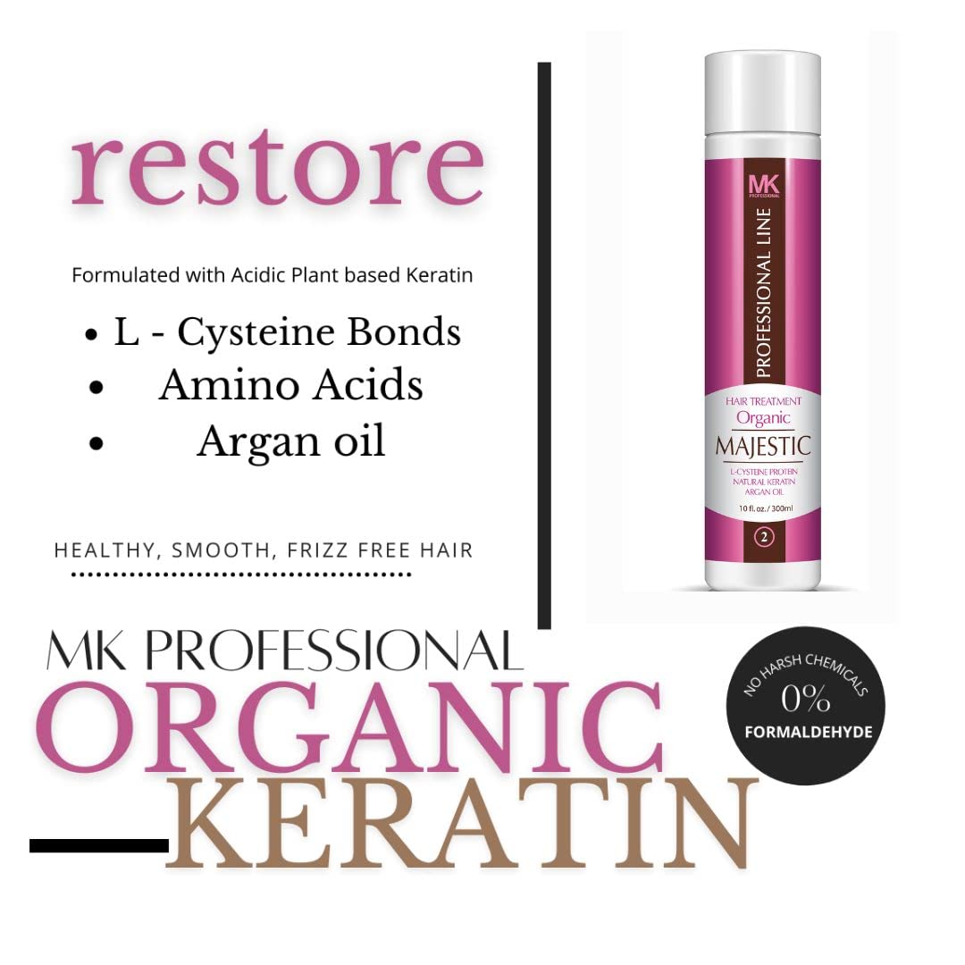 Majestic 角蛋白护发素有机 300ml(10oz)无甲醛