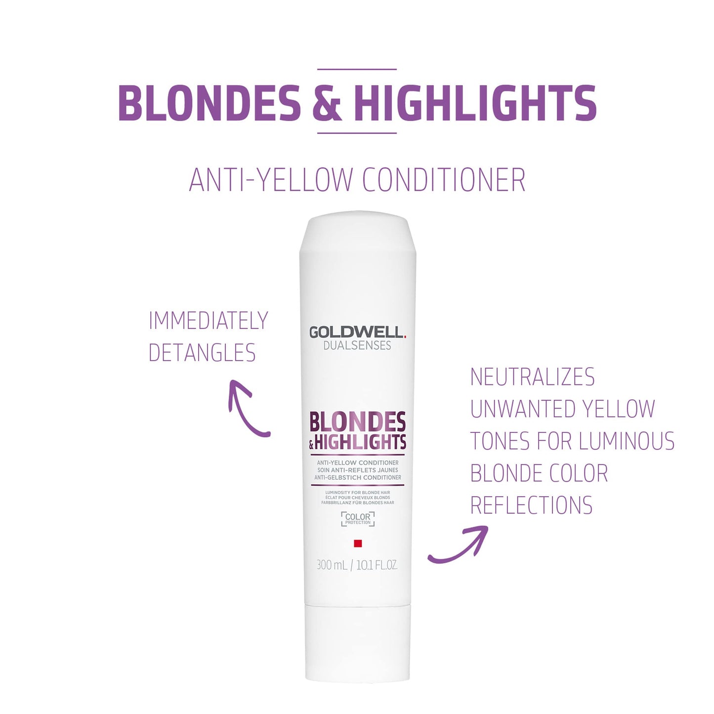 Goldwell Dualsenses 金发挑染抗黄护发素 300 毫升