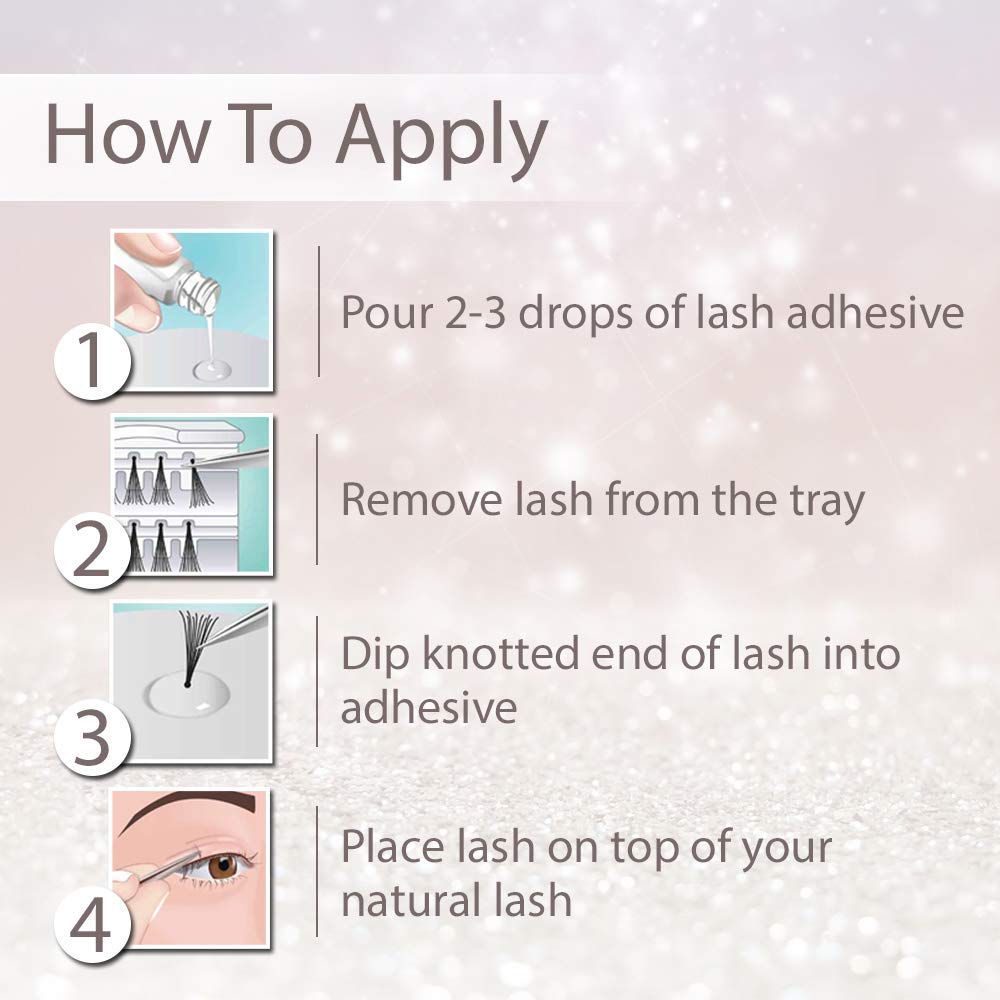 Lavender Ardell LashTite Lash Adhesive Dark for Individual Lashes, 0.75 oz