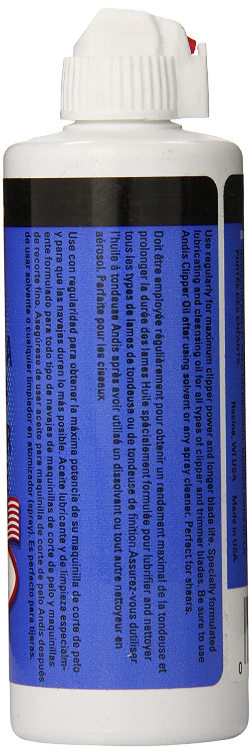 Dark Slate Blue Andis Clippers Clipper Oil 4 oz (Pack of 3)
