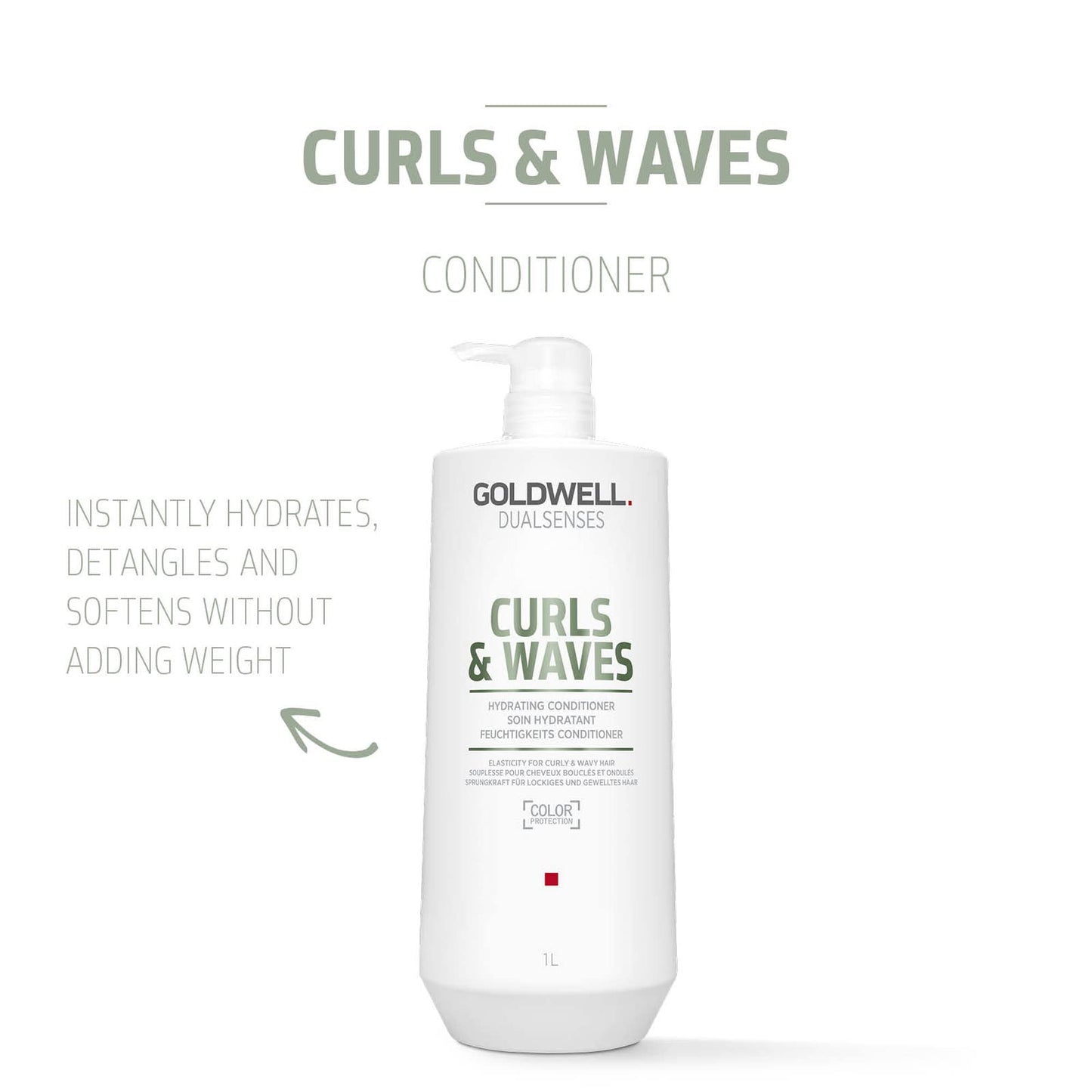 Goldwell Dualsenses 卷发波浪保湿护发素 1L