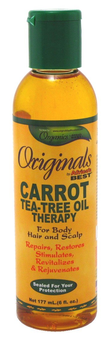 Africa's Best Orig Carrot & Tea Tree Oil 6 Ounce (Pack of 6)