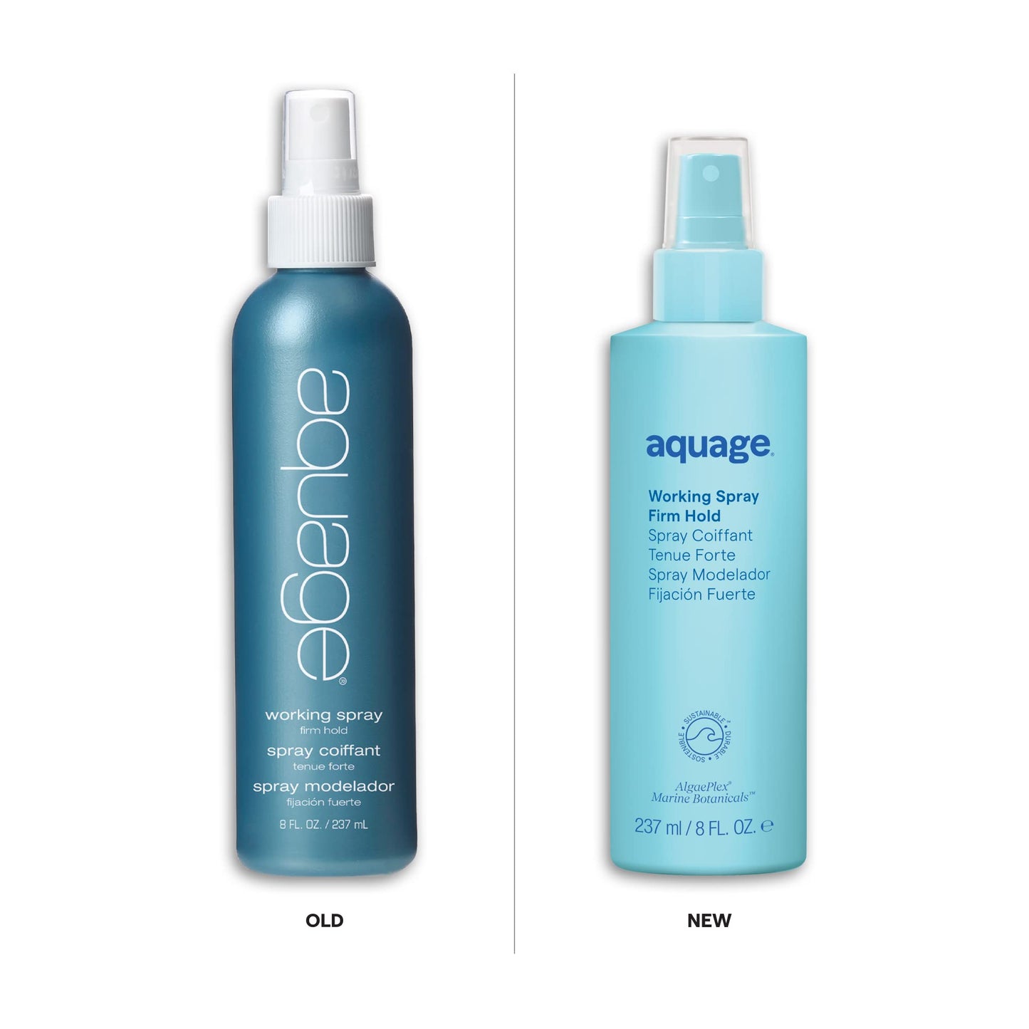 Aquage Working Spray, Firm-Hold Non-Aerosol Hairspray with Workable Dry-Down Period, Thermal Styling Product for Texture and Increased Level of Hold, 8 oz.