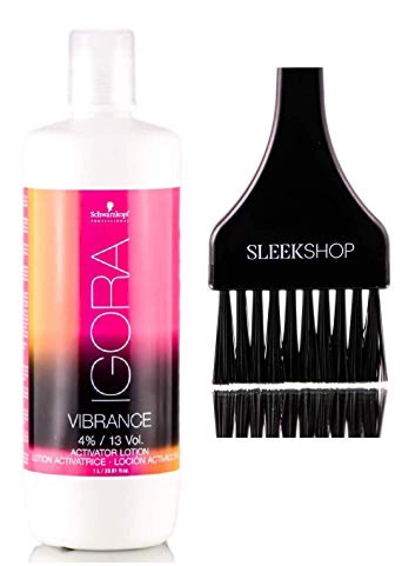 施华蔻 IGORA VIBRANCE 4% / 13 Volume ACTIVATOR LOTION(造型师套装)显影剂(33.8 盎司 / 1000 毫升/升)