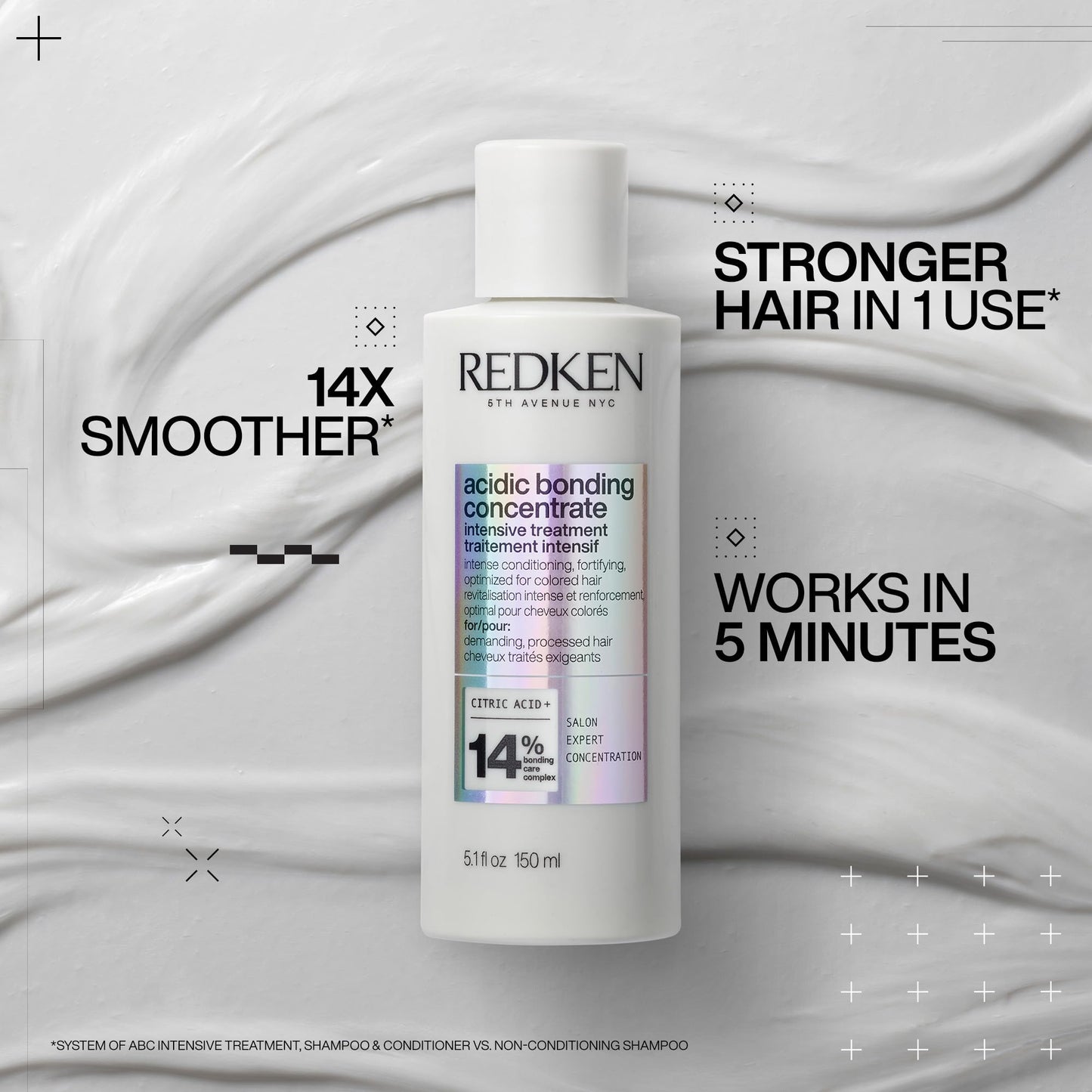 Redken Bonding Treatment for Damaged Hair Repair | Acidic Bonding Concentrate | For All Hair Types