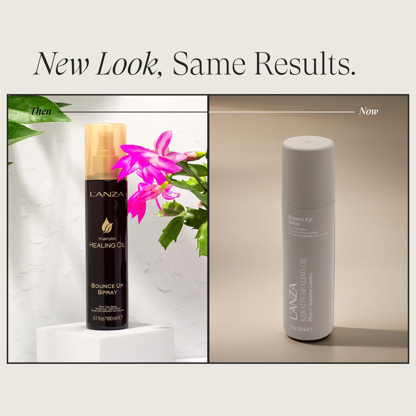 L'ANZA Keratin Healing Oil Bounce Up Hair Spray, Boosts Volume and Shine, With a Weightless Formula, For an Extra Push of Plump, Body & Bounce (6.1 Fl Oz)