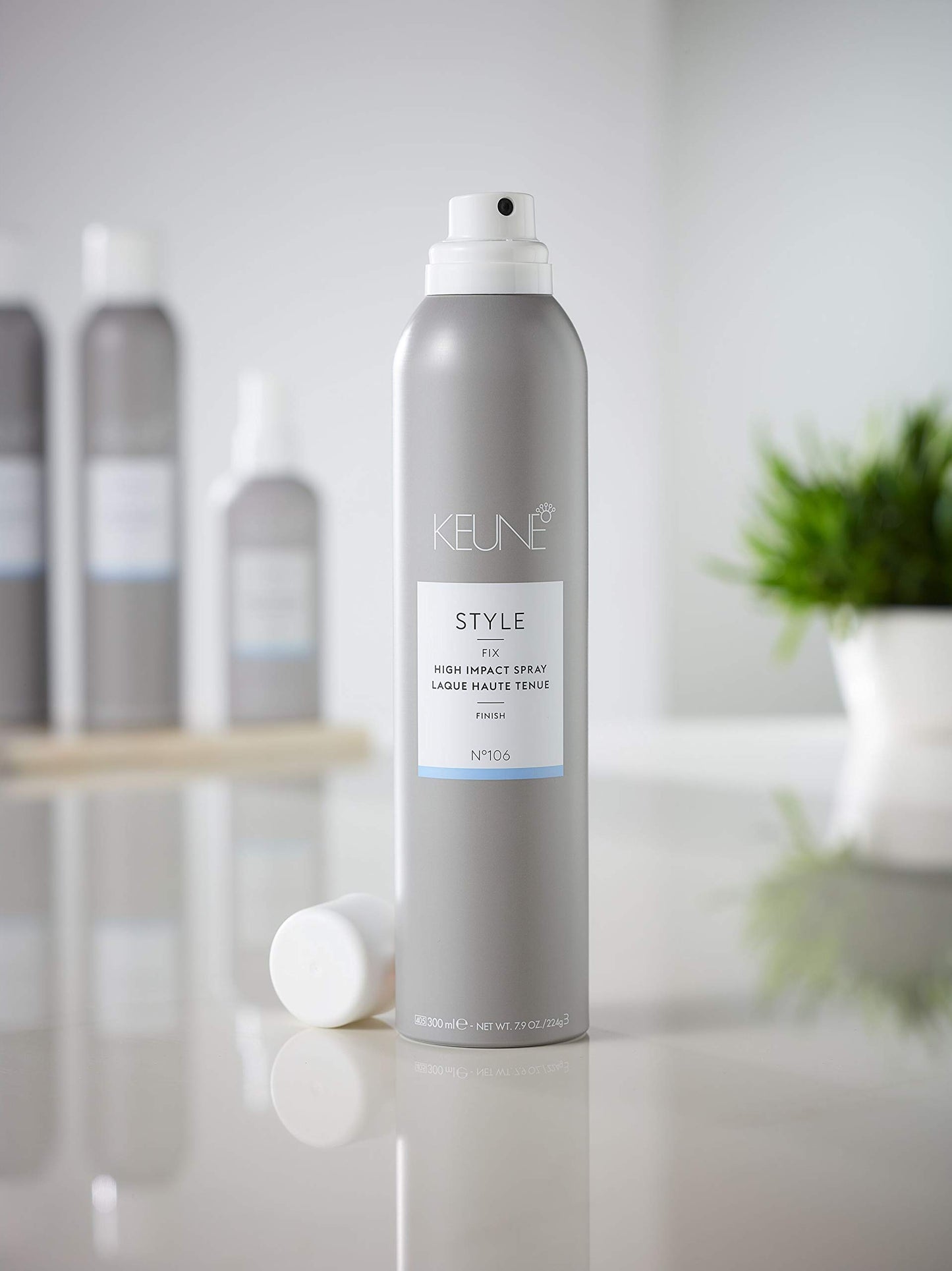 Keune Style 高效喷雾发胶,强力定型,24 小时定型,防潮,9.2 液体盎司