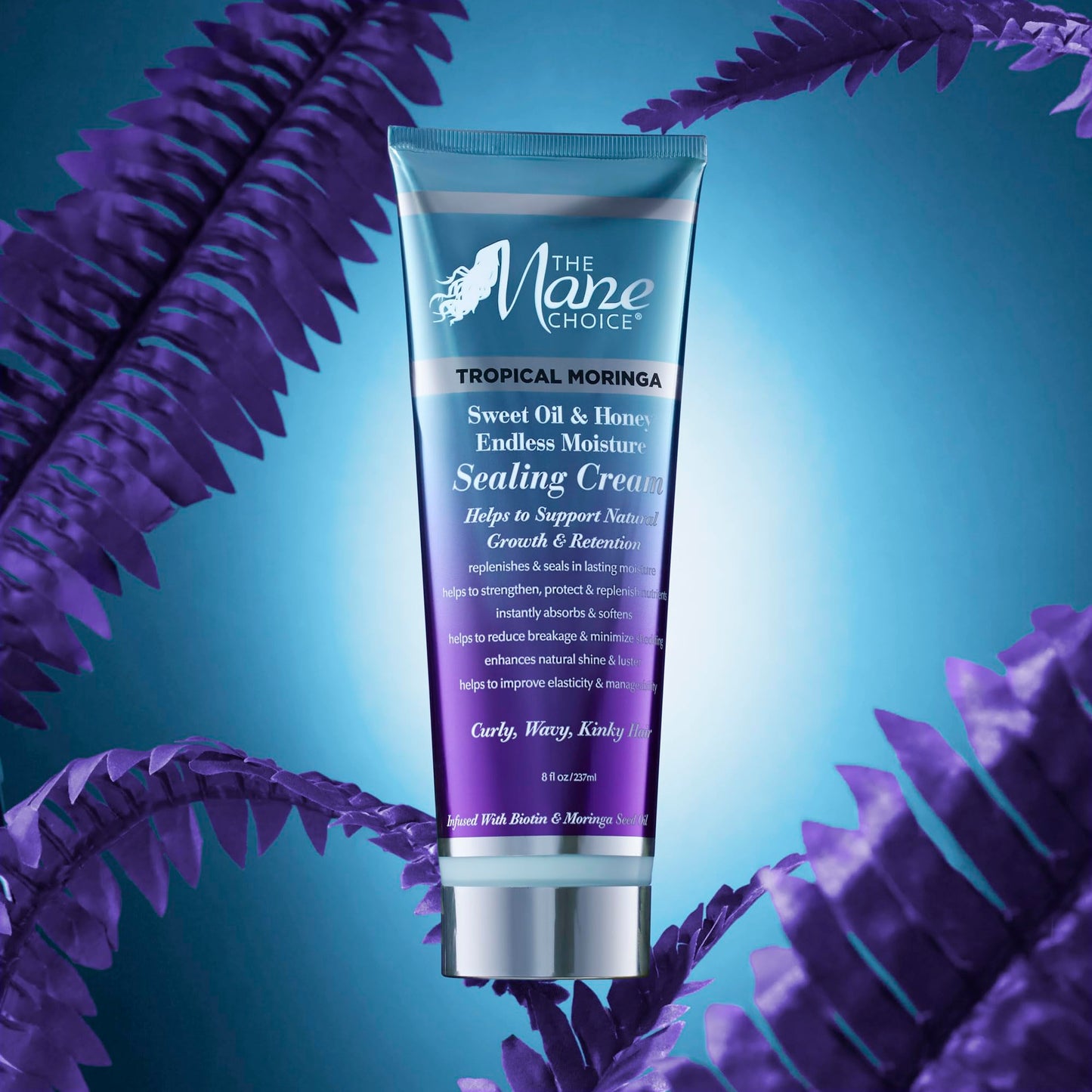 THE MANE CHOICE - 热带辣木甜油和蜂蜜无尽保湿霜,8 盎司