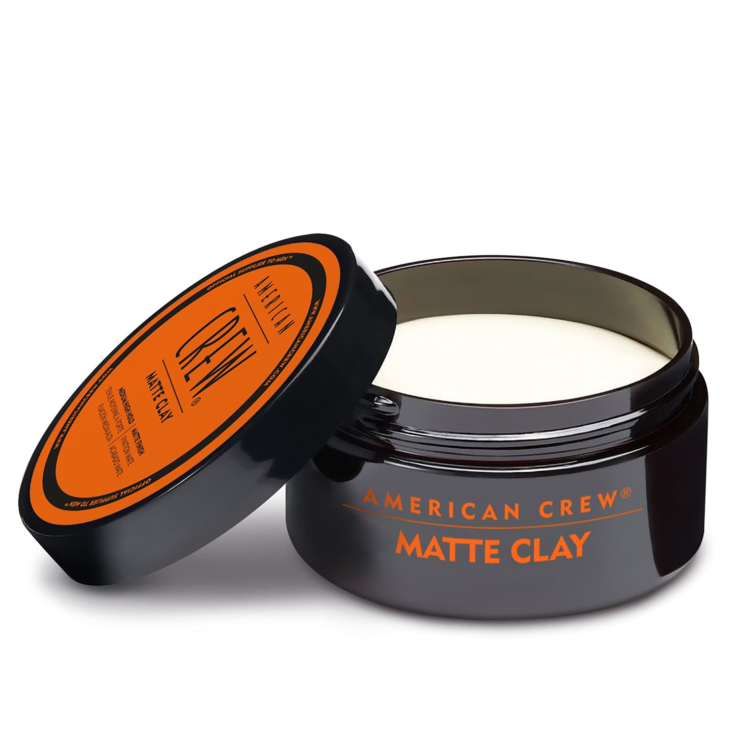 White Smoke American Crew Men's Hair Matte Clay, Like Hair Gel with Medium/High Hold, 3 oz