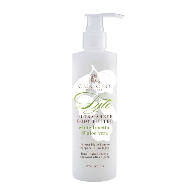 White Smoke Cuccio Cina Pro Star Pro Cuccio Lyte Sheer Body Butter - White Limetta & Aloe Vera