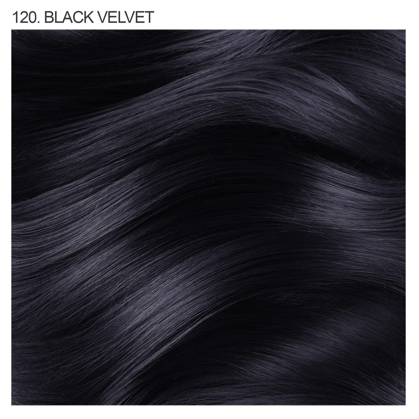 Adore Semi Permanent Hair Color - Vegan and Cruelty-Free Black Hair Dye - 4 Fl Oz - 120 Black Velvet (Pack of 2)