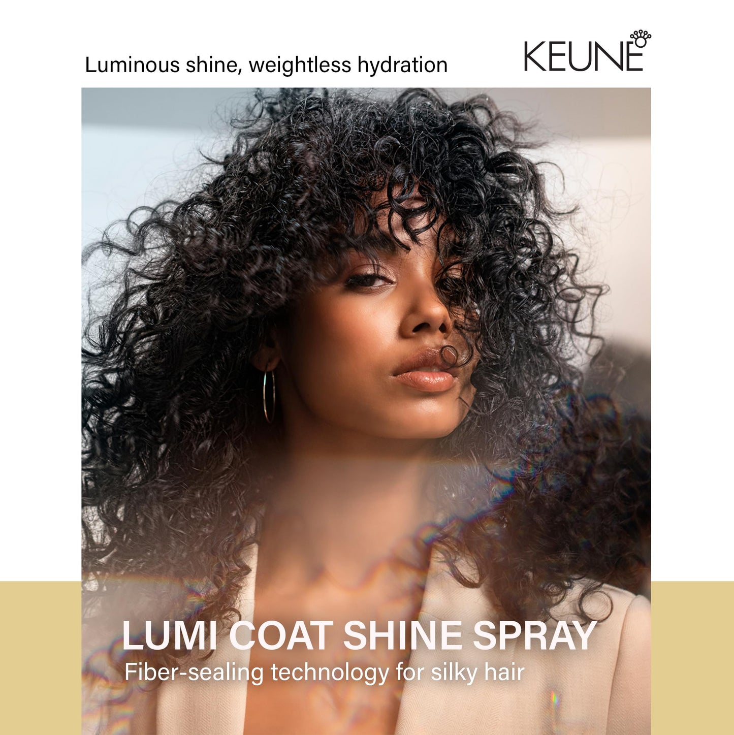 KEUNE Care Lumi Coat 亮泽喷雾,热激活亮泽护理,适合所有发质,6.8 液体盎司