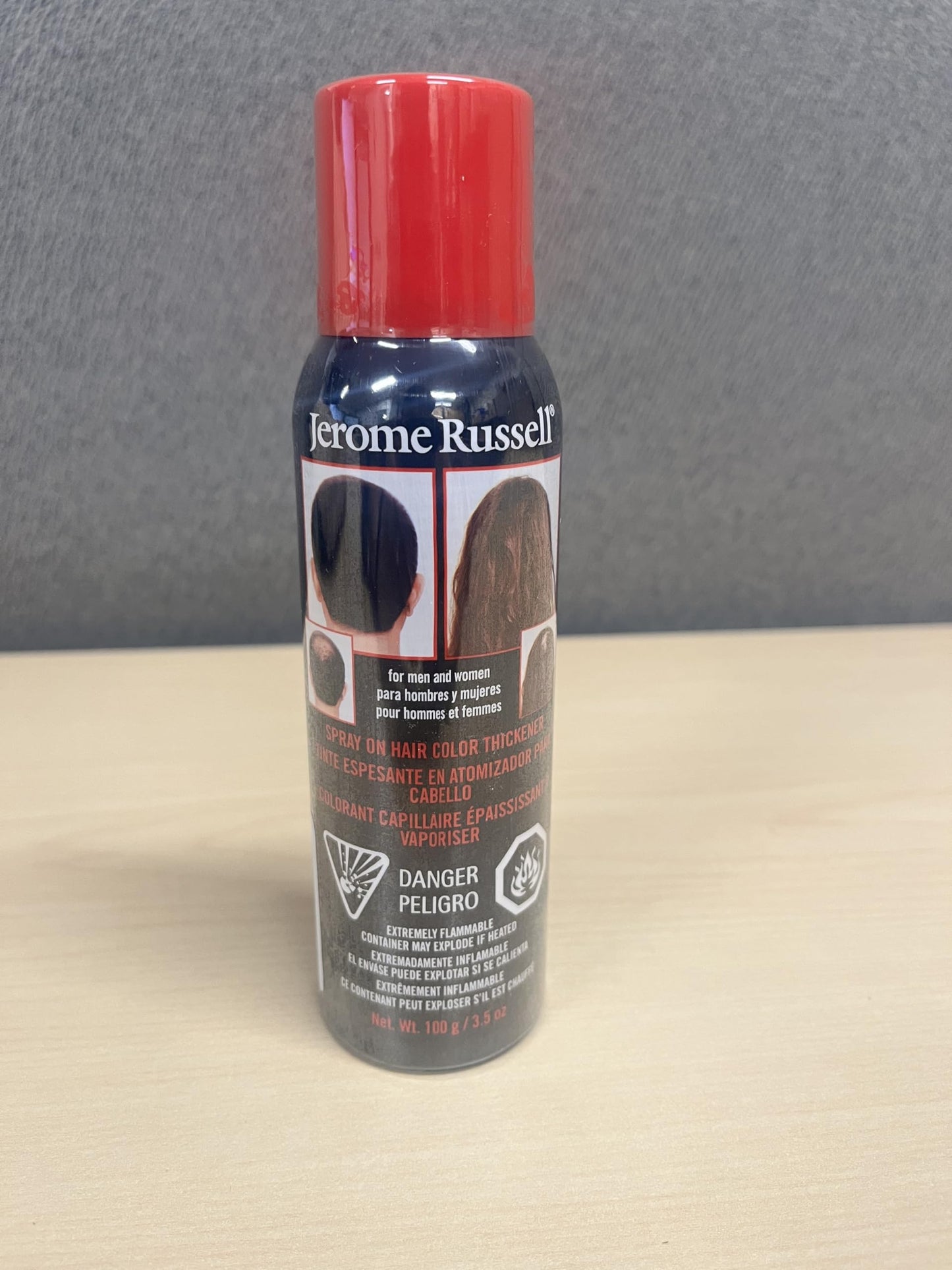 jerome russell Hair Color Thickener for Thinning Hair, Dark Brown, 3.5 Ounce