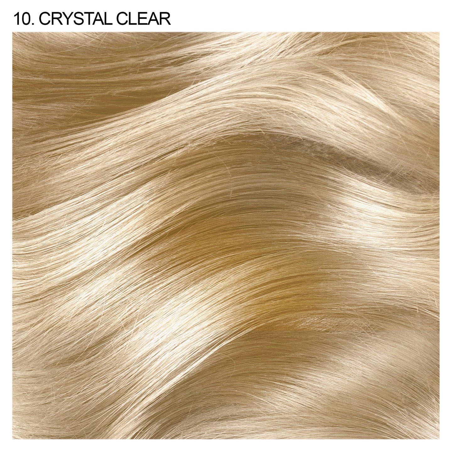 Adore Semi Permanent Hair Color - Vegan and Cruelty-Free Hair Dye - 4 Fl Oz - 010 Crystal Clear (Pack of 1)
