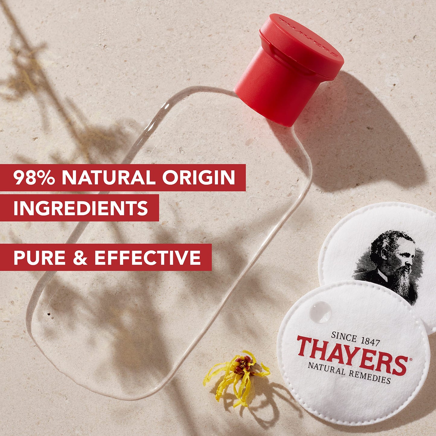 Gray Thayers Alcohol-Free Witch Hazel Facial Toner Value Multipack 2 Rose 2 Unscented (Pack of 4)