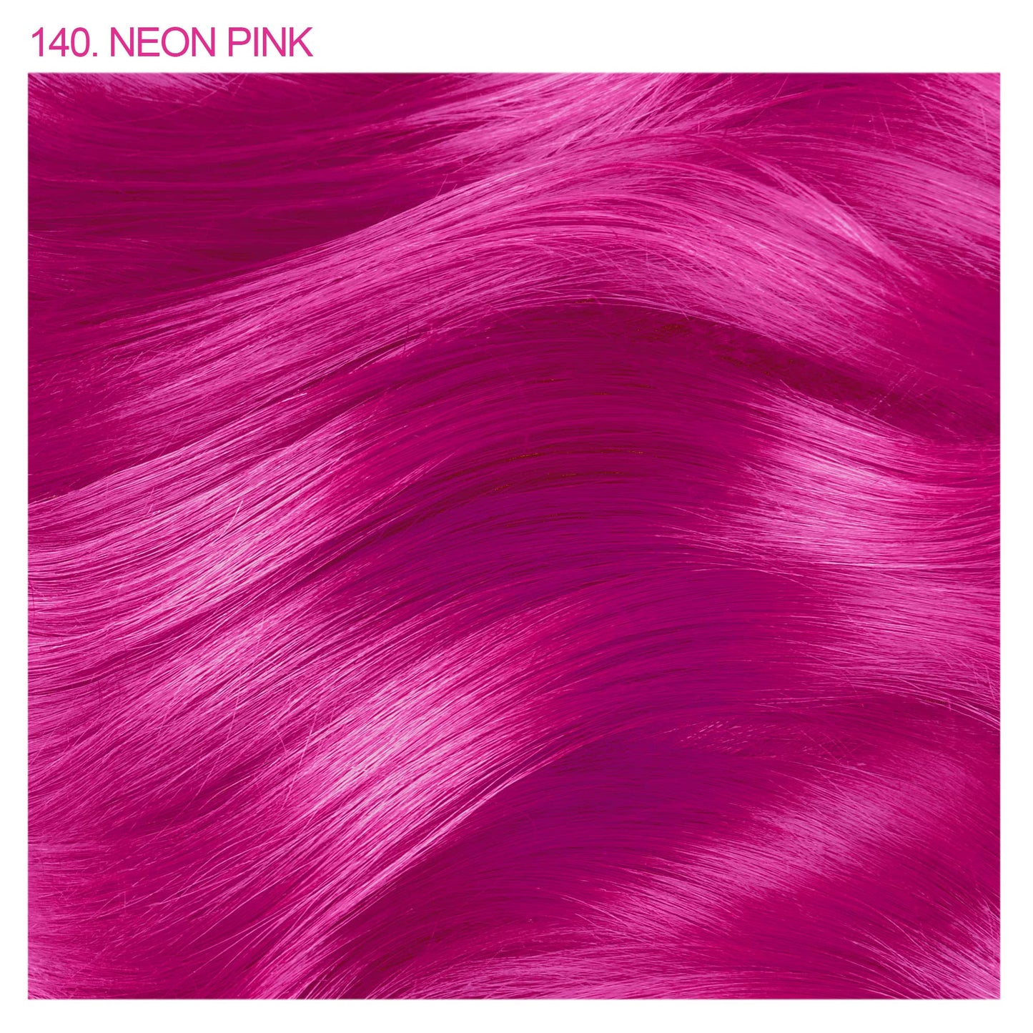 Adore Semi Permanent Hair Color - Vegan and Cruelty-Free Hair Dye - 4 Fl Oz - 140 Neon Pink (Pack of 1)