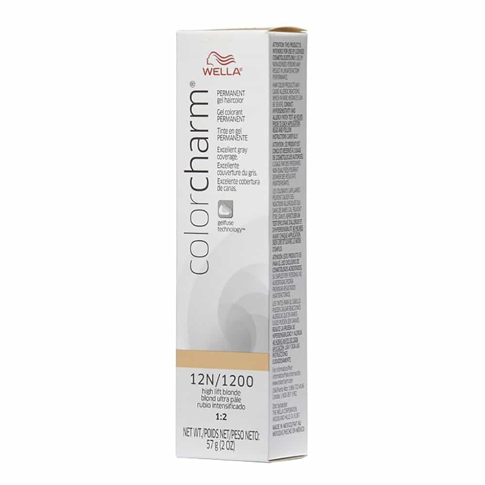 Light Gray Wella C.C. Gel Hair Color 12N/1200 High Lift Blonde 2oz02917