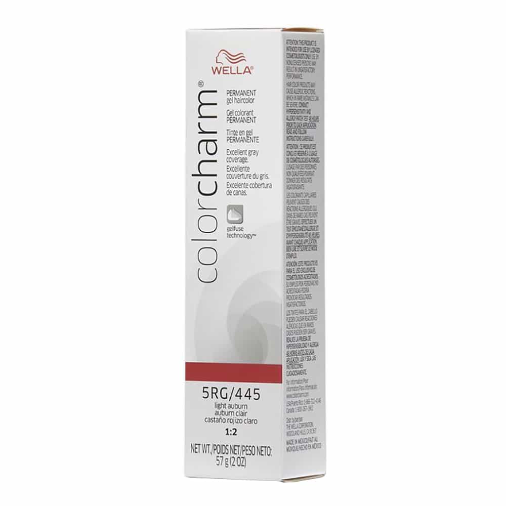 Light Gray Wella C.C. Gel Hair Color 5RG/445 Light Auburn 2 oz 02926