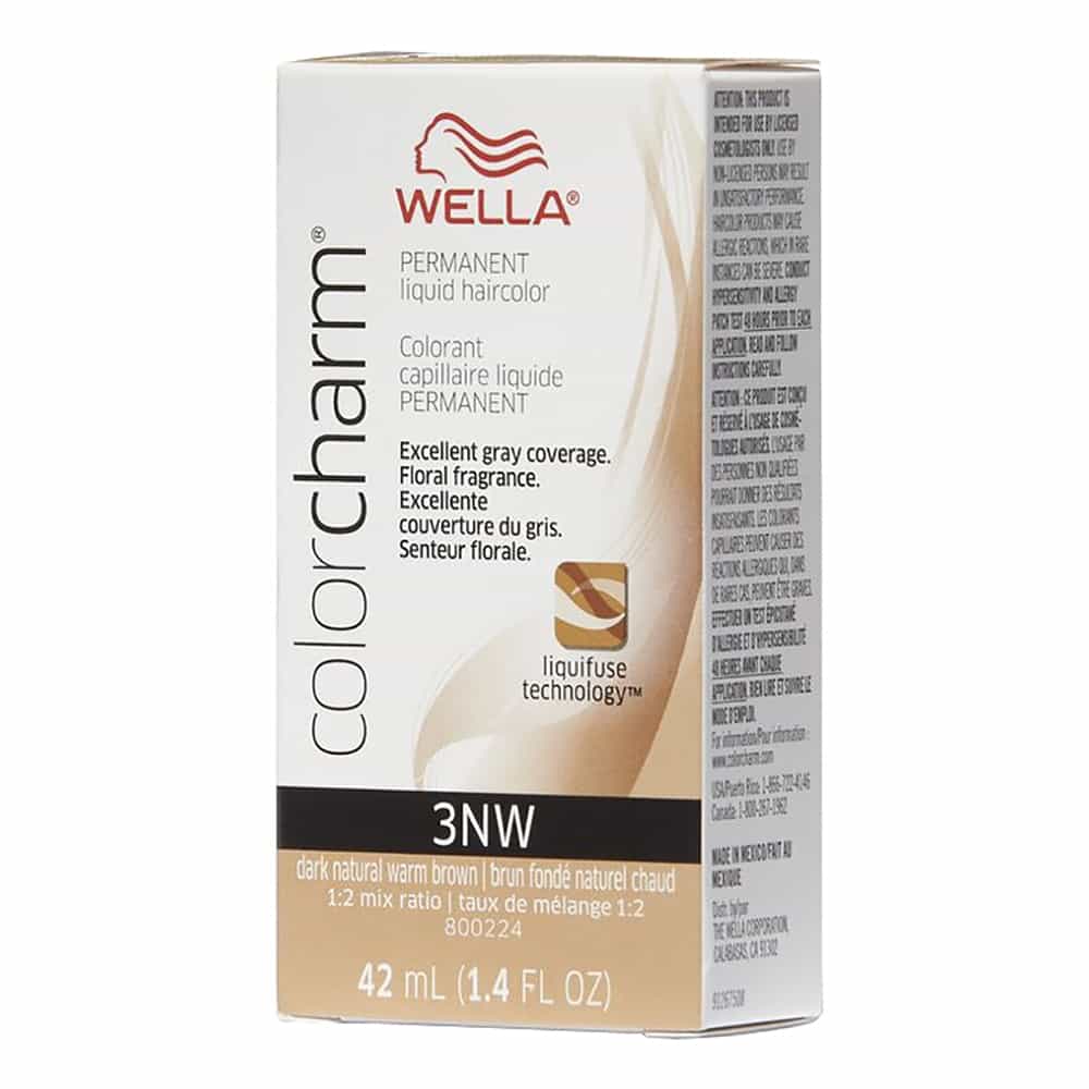 Lavender Wella C.C. Hair Color 3NW Dk Natural Warm Brown 1.4 oz 10542