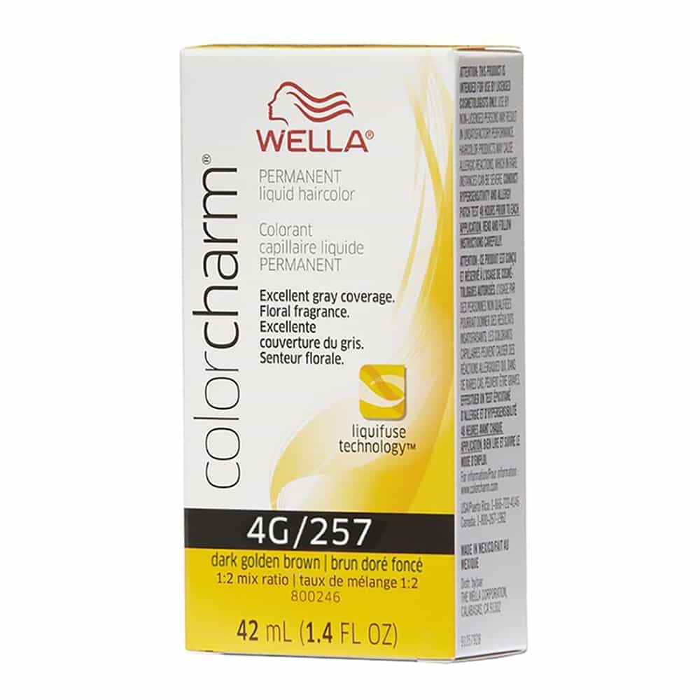 Lavender Wella C.C. Hair Color 4G/257 Dk Golden Brown 1.4 oz 10592