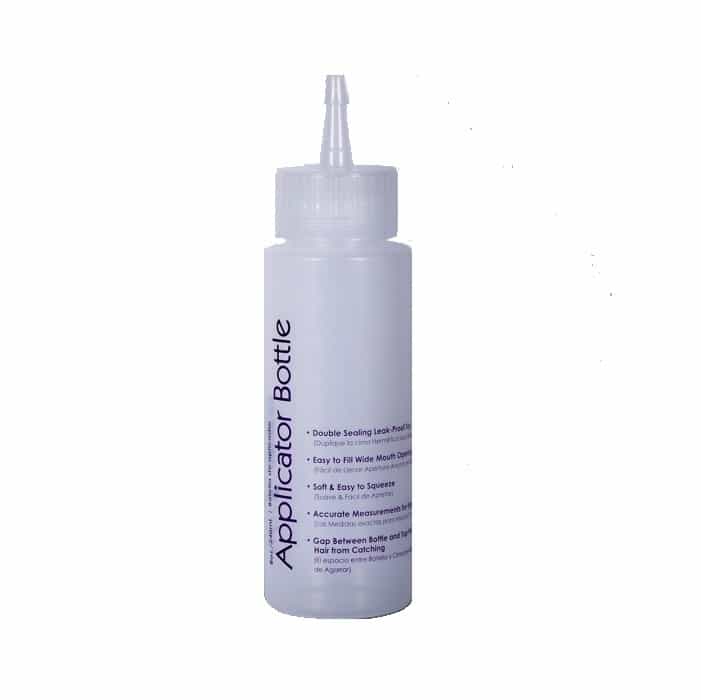 White Smoke Applicator Bottle, Cylinder W/Yorker Top,38MM Neck 8oz,8-CYT