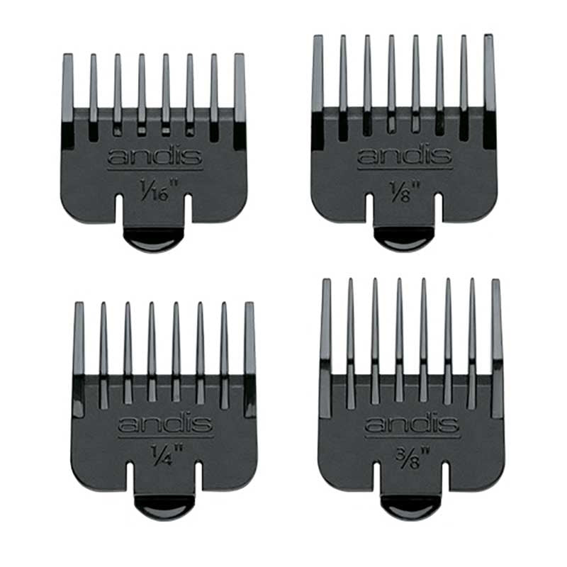 White Smoke Andis (04640) Outliner 4 Pieces Guide Set