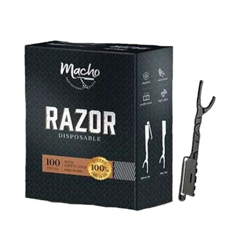 White Smoke Better Barber Disposable Razor Heads 100 1 Disposable Razo