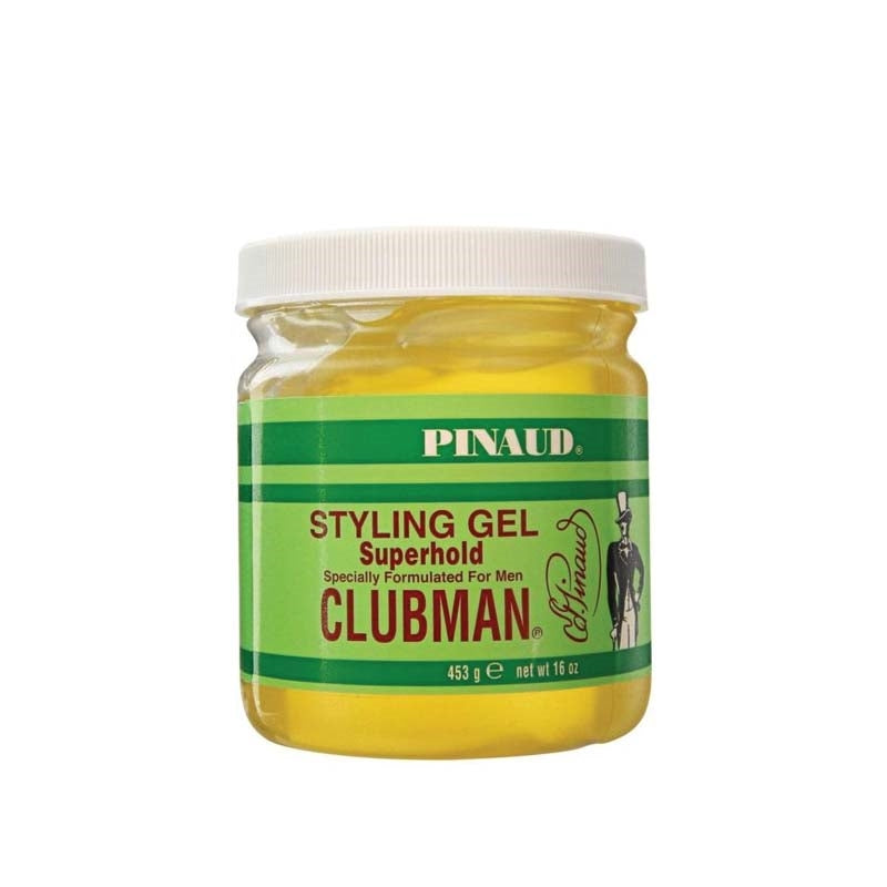 Antique White Pinaud Clubman (279250) Superhold Styling Gel 16oz