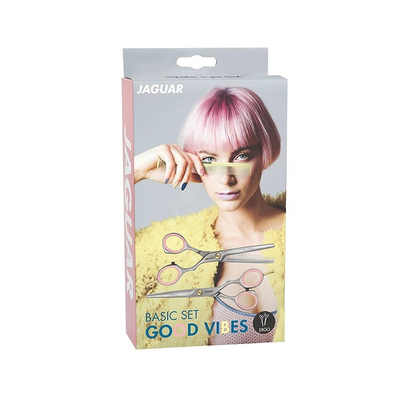 Gray Jaguar PreStyle Good Vibes Relax Slice Scissors Set