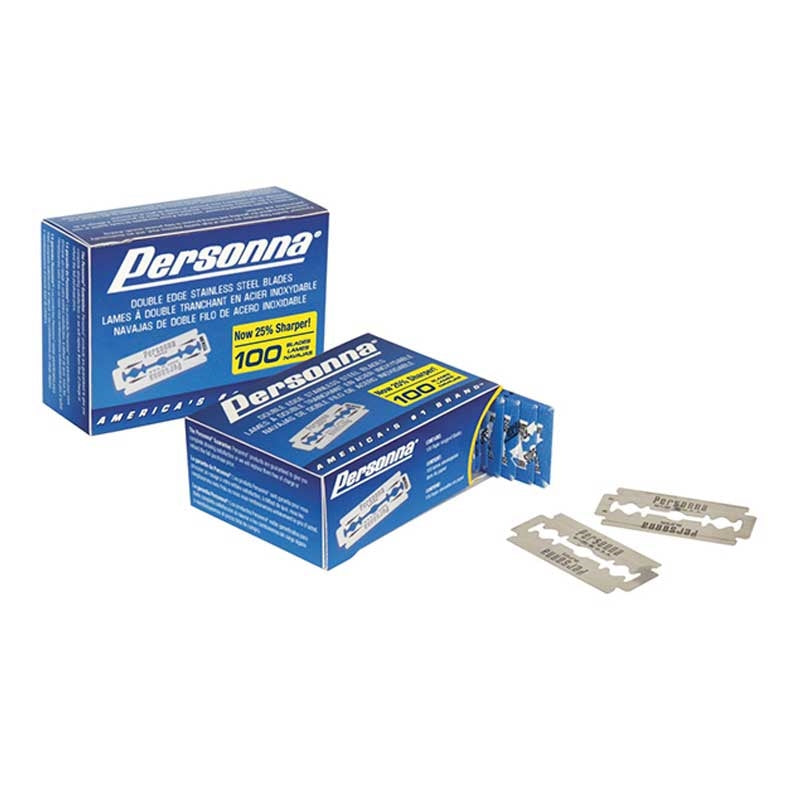 White Smoke Dannyco Personna Double Edge Blades 100/box