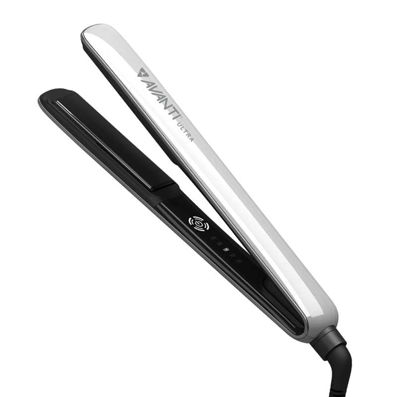 White Smoke Avanti Tourmaline Ceramic Flat Iron 1in
