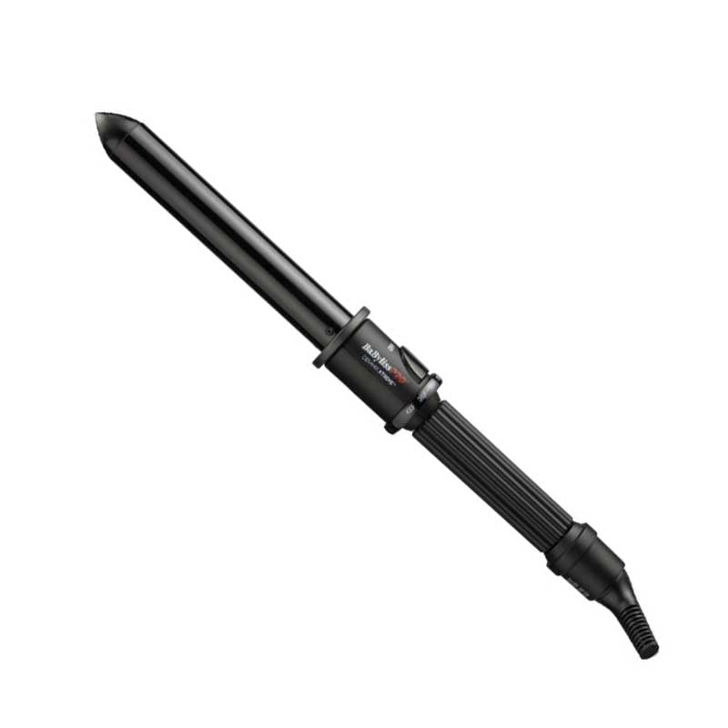 White Smoke BaBylissPRO Ceramix Curling Wand 1in