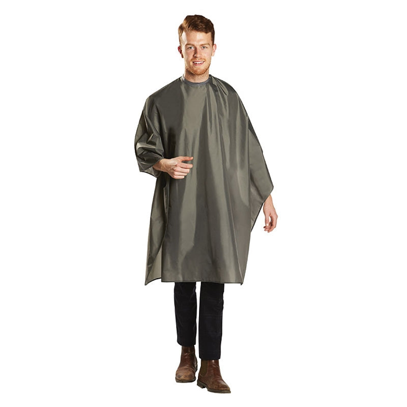 White Smoke BaBylissPRO Deluxe Snap On Cutting Cape Grey