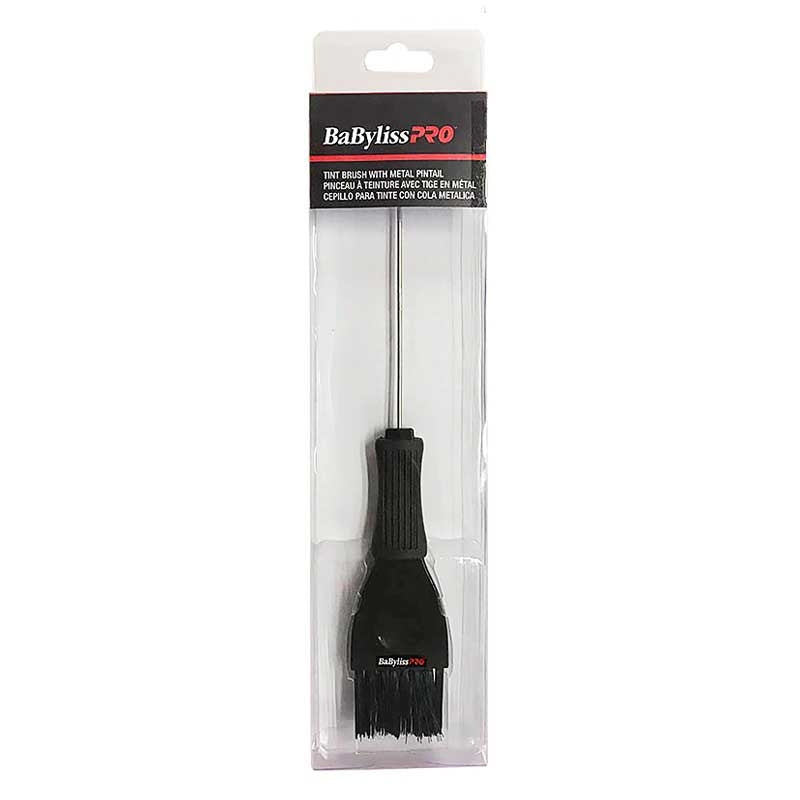 Light Gray BaBylissPRO Metal Pintail Tint Brush Small