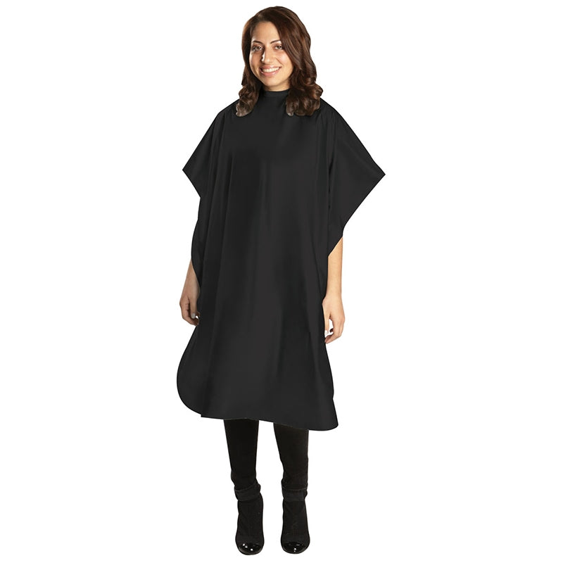 White Smoke BaBylissPRO Soft Vinyl Cape 36x56 Black