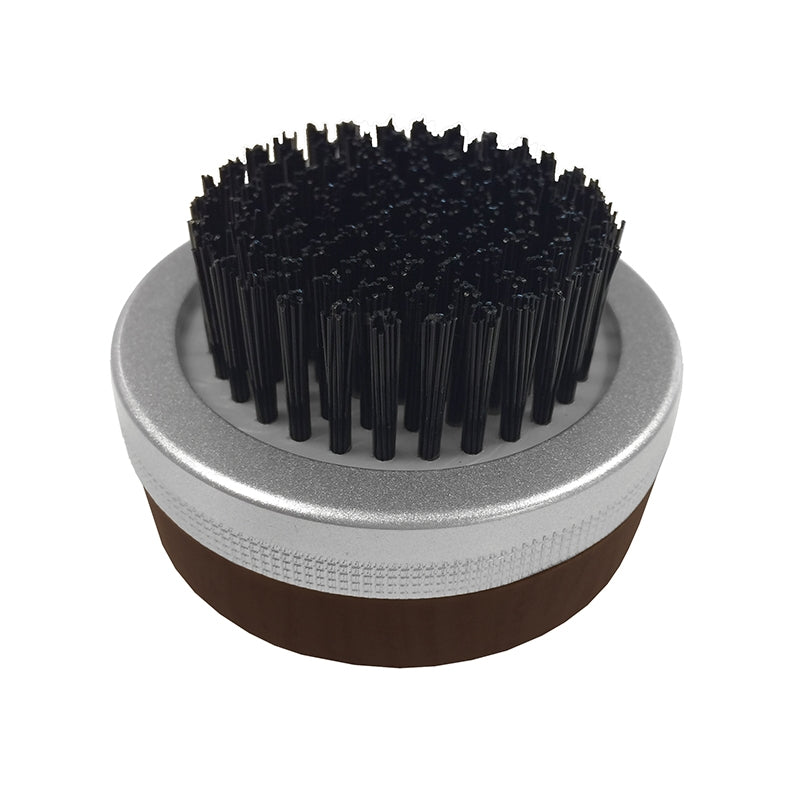 White Smoke BaBylissPRO Round Beard Brush Nylon Bristle