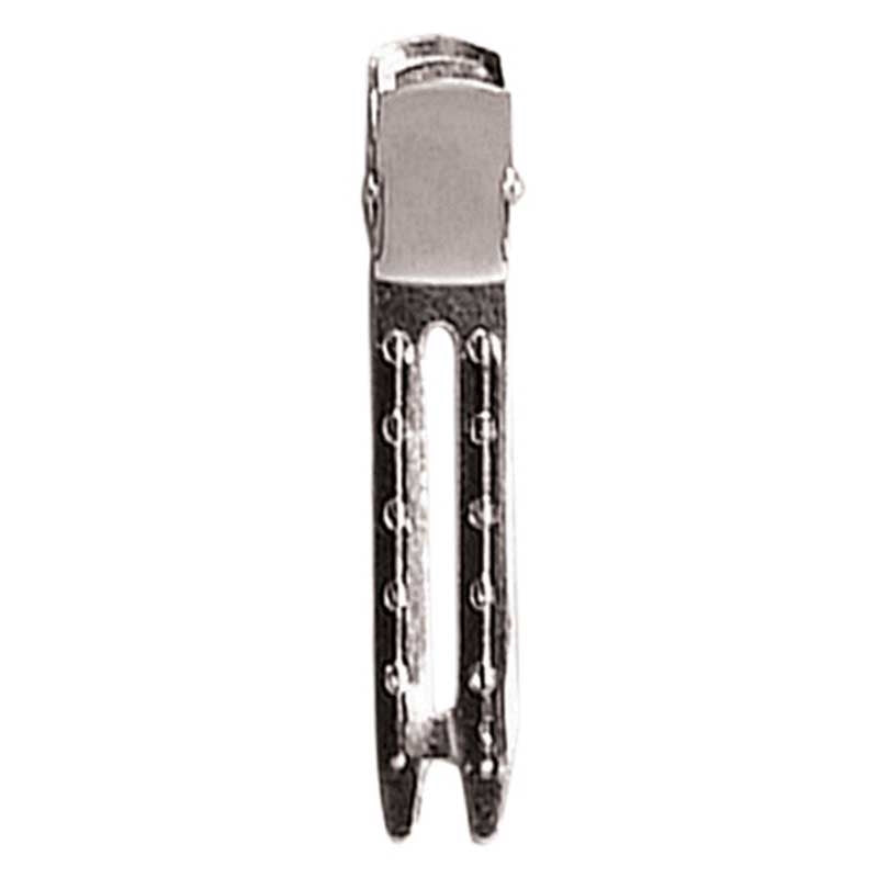 White Smoke BaBylissPRO Double Prong Prem Metal Curl Clips 100/box