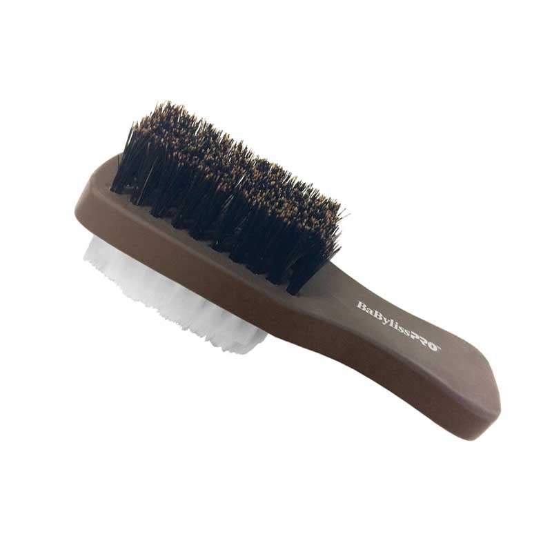 White Smoke BaBylissPRO Mini Two Sided Clipper Cleaner Brush