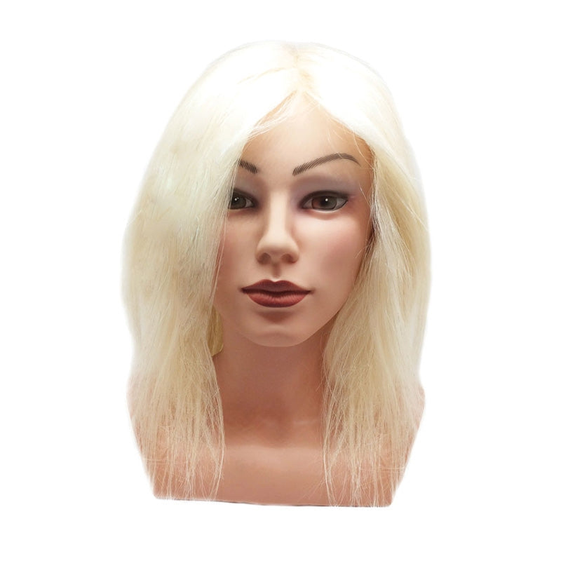 White Smoke BaBylissPRO Goat Hair Mannequin Head