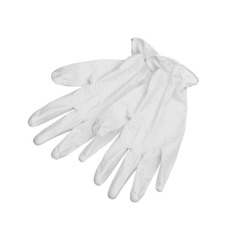 White Smoke BaBylissPRO Disposable Nitrile Gloves White Small 100pk